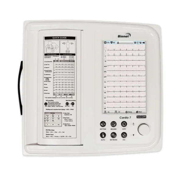 bionet cardio 7 (12 channel) ecg machine