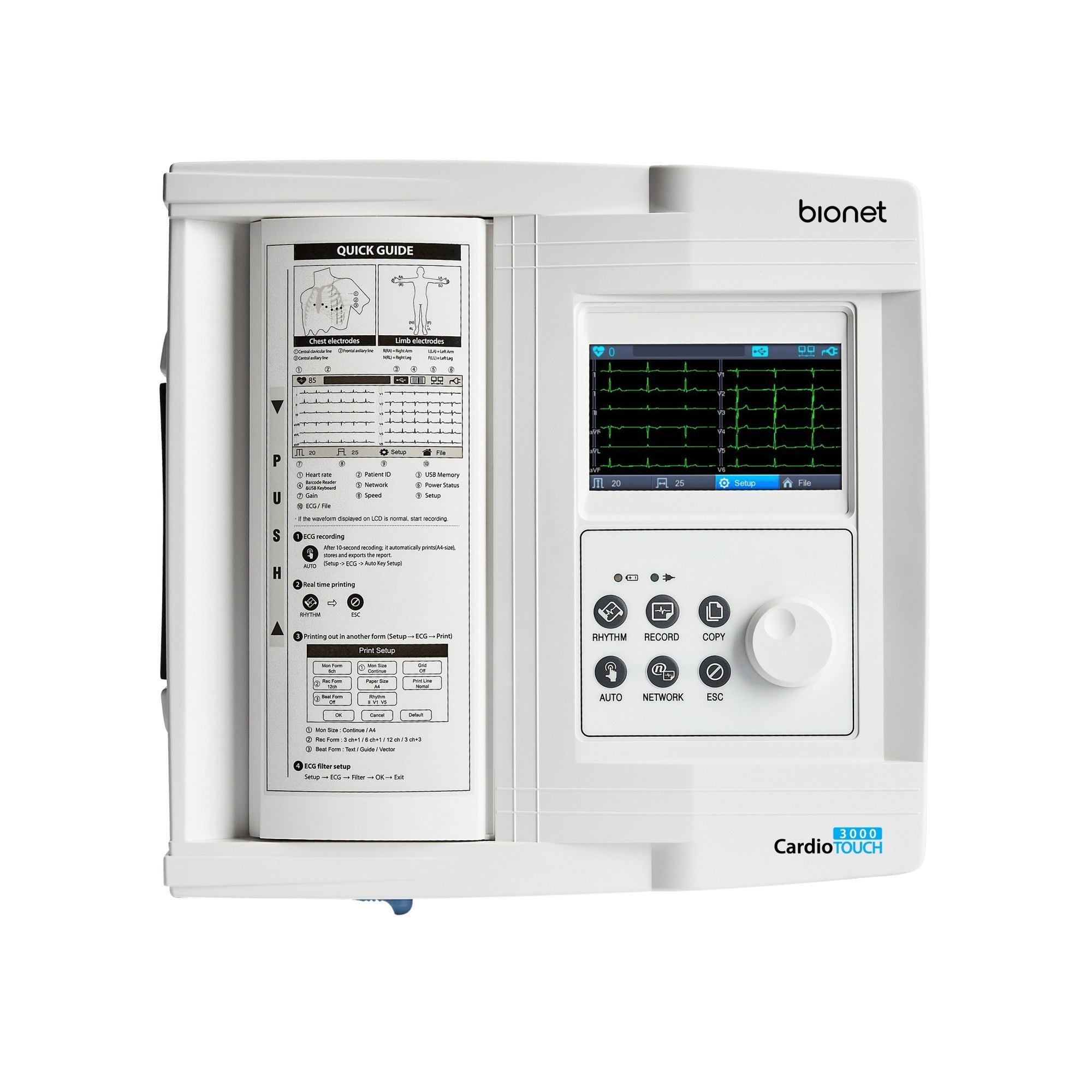 bionet cardio touch 3000 (12 channel) ecg machine bionet cardio touch 3000 (12 channel) ecg machine