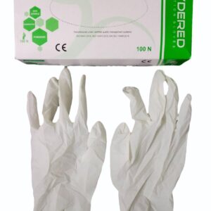 18" medismart plus sterile latex powdered surgical gloves (green packet) (25pcs)