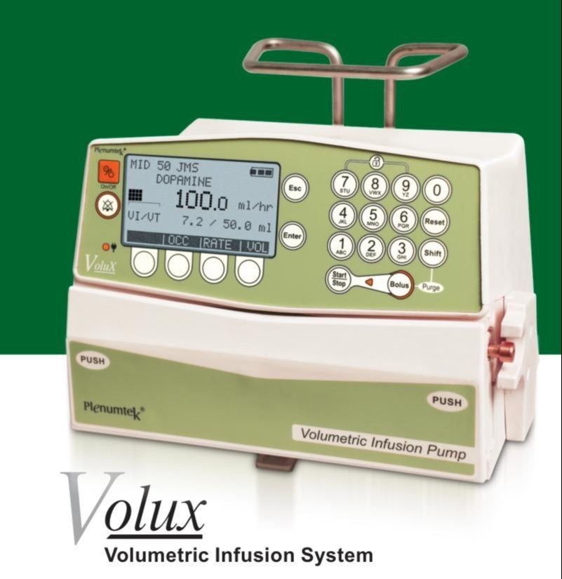 plenumtech volux volumetric infusion pump plenumtech volux volumetric infusion pump