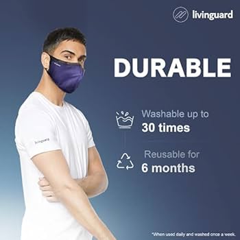 livinguard ultra 4 layer washable mask – bombay blue livinguard ultra 4 layer washable mask – bombay blue