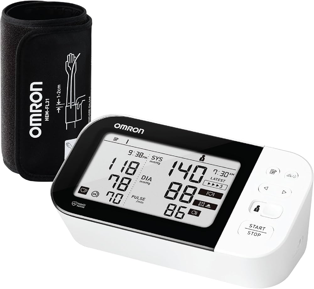 omron hem 7361t with bluetooth®, afib indicator, intelliwrap™ cuff & dual user feature omron hem 7361t with bluetooth®, afib indicator, intelliwrap™ cuff & dual user feature