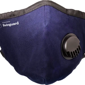livinguard ultra 4 layer washable mask – bombay blue