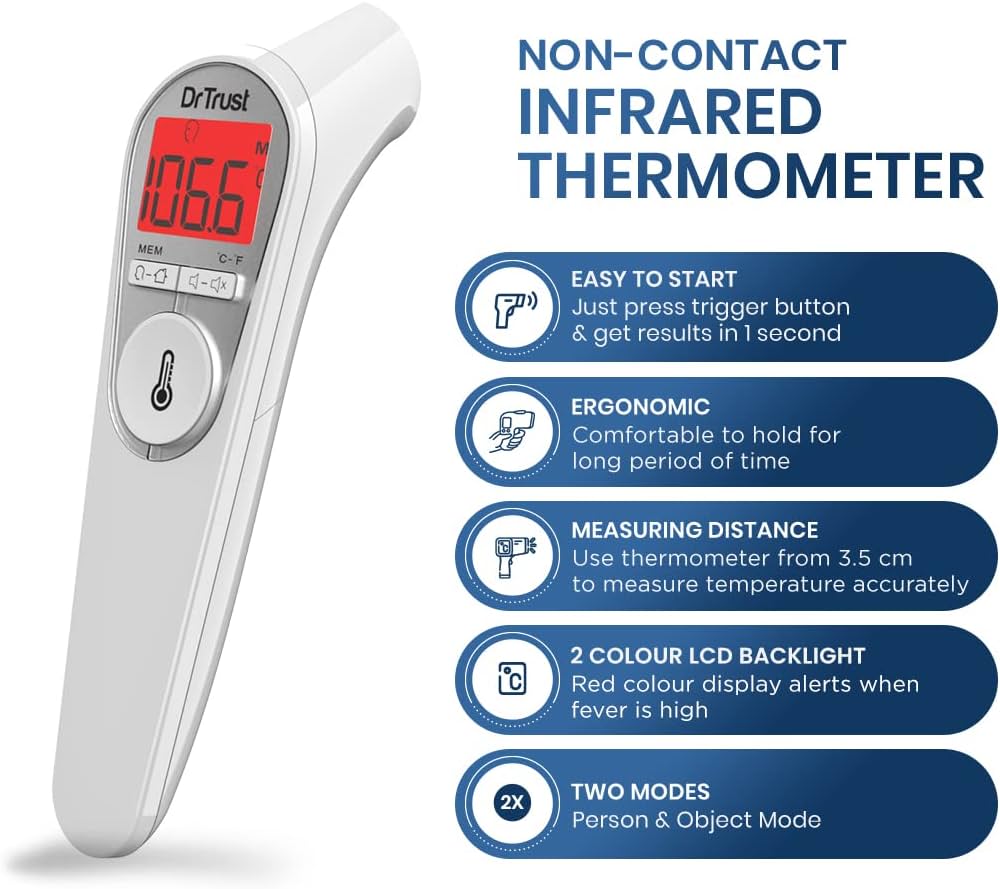 dr trust infrared non contact forehead thermometer 611 dr trust infrared non contact forehead thermometer 611