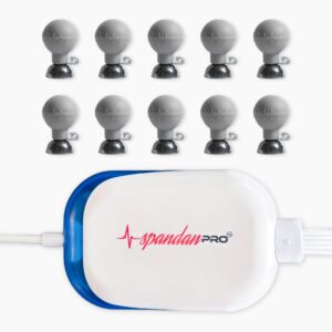 sunfox spandan pro – 12 lead portable ecg machine for doctors | medical grade ecg with goldberger leads | clinics use