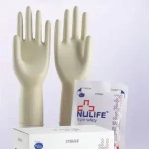 Product: Nulife Powder Free Surgical Gloves (6.5, 7, 7.5, 8) – Pack of 50 Pairs